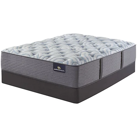 Twin 15" Plush Encased Coil Mattress and 5" Low Profile Foundation